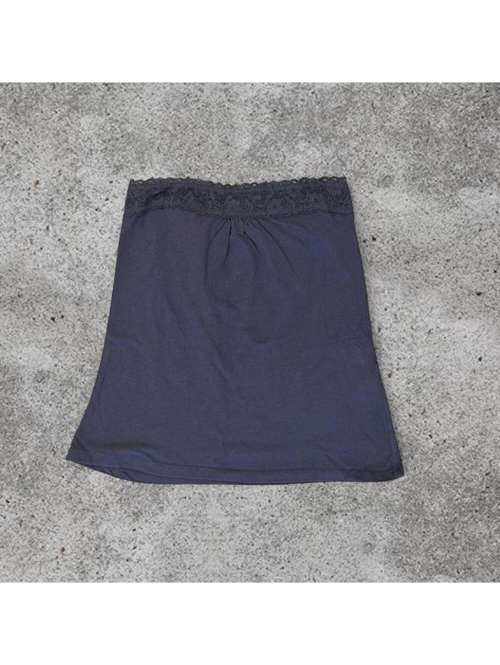 Brandy Melville greyish blue lucky tube top